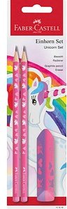 FABER-CASTELL Einhorn Bleistift-Set HB pink, 1 Set