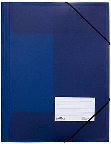 DURABLE Eckspanner DIN A4 dunkelblau, 5 St.