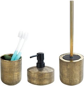 Thumbnail - WENKO Badaccessoires-Set Rivara gold, 1 Set