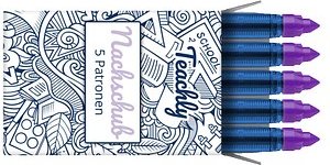 Teachly Tintenrollerminen lila 0,6 mm 5 St.