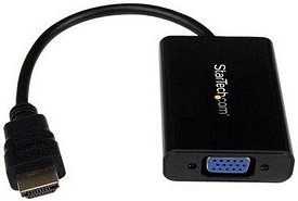 StarTech.com HD2VGAA2 HDMI/Micro USB B, VGA, 3,5 mm Klinke Adapter