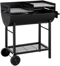 tepro Holzkohlegrill Detroit 75,0 x 75,0 x 86,5 cm, 1 St.