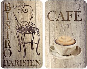 Thumbnail - WENKO Herdabdeckplatten Bistro braun, 2 St.