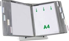 Thumbnail - tarifold Sichttafelsystem 434200 DIN A4 grau mit 20 St. Sichttafeln, 1 St.