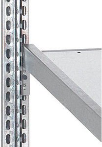 SCHULTE Trennführung für Schrägbodenregale silber 50,0 cm, 1 St.