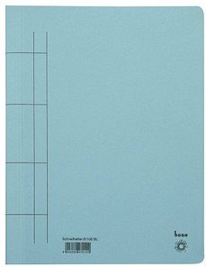 bene Schnellhefter Karton blau DIN A4, 25 St.