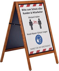 Thumbnail - update displays Kundenstopper MULTI braun DIN A1, 1 St.