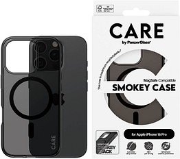Thumbnail - CARE by PanzerGlass® SMOKEY Handy-Cover für Apple iPhone 16 Pro schwarz