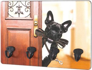 Thumbnail - HAKU Möbel Schlüsselbrett Motiv 17996 mit 4 Haken, 30,0 x 5,0 x 21,0 cm, 1 St.