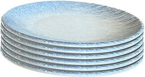ID Fine Teller Brezza Lona blau/grau 30,0 cm, 6 St.