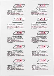 LMG Synthetikpapier Bedruckbares Polyester DIN A4 135 micron 100 St.