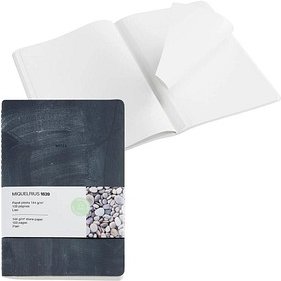 Thumbnail - MIQUELRIUS Notizbuch Stone Paper ca. DIN A5 blanko, schwarz Hardcover 50 Seiten, 1 St.