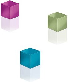 SIGEL C5 "Strong" Magnete farbsortiert, Metall 1,1 x 1,1 x 1,1 cm, 3 St.