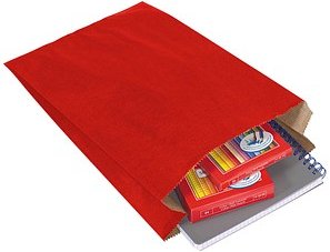 VP Faltenbeutel rot 15,0 x 21,0 cm, 100 St.