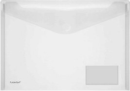 10 FolderSys Dokumententaschen DIN A4 quer transparent glatt 0,20 mm