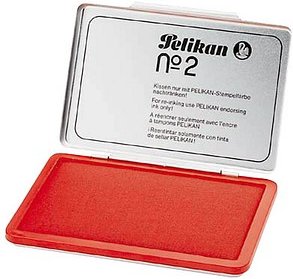 Pelikan Stempelkissen Nr. 2 rot 11,0 x 7,0 cm