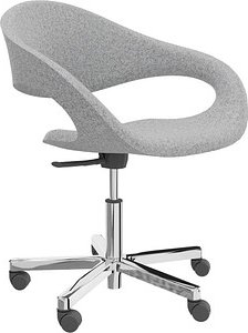 fm Besucherstuhl Elan 4260761572031 hellgrau Stoff