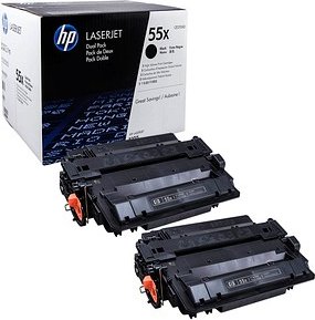 HP 55X (CE255XD) schwarz Tonerkartuschen, 2er-Set