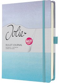 SIGEL Notizbuch JOLIE Bullet ca. DIN A5 punktkariert, blau/violett Hardcover 200 Seiten, 1 St.