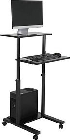 Thumbnail - update displays Stehpult höhenverstellbar schwarz