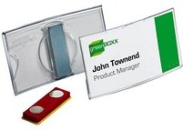 Thumbnail - DURABLE Konvex Namensschilder mit Magnet 7,5 x 4,0 cm, 25 St.