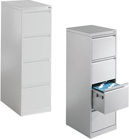 CP C 2000 Acurado Hängeregistraturschrank lichtgrau 4 Schubladen 43,3 x 59,0 x 135,7 cm, 1 St.