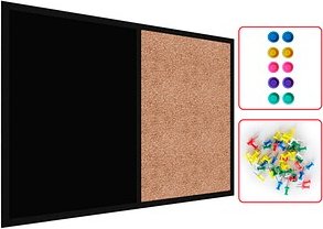 ALLboards Whiteboard-Pinnwand 60,0 x 40,0 cm Textil schwarz