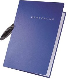 PAGNA Bewerbungsmappe Swing DIN A4 blau