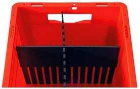 Thumbnail - SCHULTE Trenneinsatz für Euroboxen anthrazit 11,5 x 0,2 x 18,0 cm
