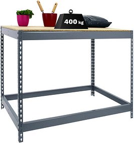 Simonrack Werkbank SIMONWORK BASIC 1 grau 210,0 x 60,0 x 90,0 cm