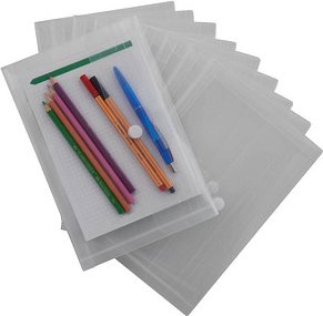 Thumbnail - EICHNER Dokumententaschen DIN A5 transparent glatt, 10 St.