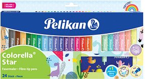 Pelikan Colorella Star C302 Filzstifte farbsortiert, 24 St.