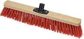 Thumbnail - Nölle Besenkopf Power Stick Saalbesen rot Holz 60,0 cm breit