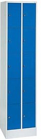 CP Schließfachschrank S 2000 Classic lichtgrau, enzianblau 80700-20 S10006, 10 Schließfächer 46,0 x 48,0 x 195,0 cm