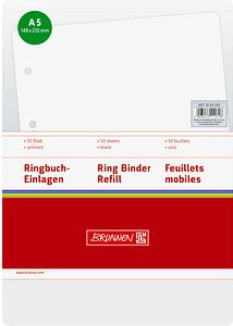 Thumbnail - BRUNNEN Ringbucheinlagen A5 blanko, 50 Blätter