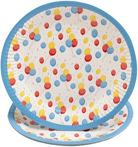 Thumbnail - PROnappe Pappteller Ballons Ø 23,0 cm, 10 St.