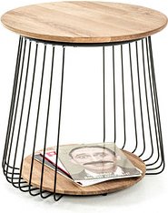 Thumbnail - HAKU Möbel Beistelltisch rund Massivholz eiche 50,0 x 50,0 x 52,0 cm, 1 St.