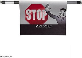 VERMOP Fahnenschild Kunststoff grau 7,6 - 133,0 cm, 1 St.