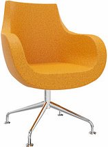 Thumbnail - fm Sessel Pirum orange chrom Stoff 71,0 x 73,0 x 94,5 cm, 1 St.