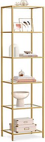 VASAGLE Bücherregal gold 40,0 x 30,0 x 177,3 cm, 1 St.