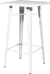 meet powered by PAPERFLOW URBAN Stehtisch Stahl weiß 60,0 x 60,0 x 108,0 cm