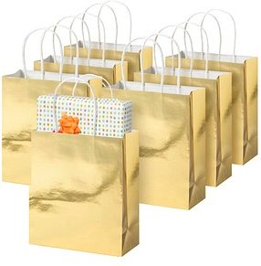 folia Papiertüten GOLD S gold glänzend 10 St.