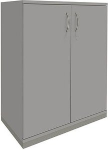 fm Aktenschrank Sidney, 4260267327517 lichtgrau 2 Fachböden 100,0 x 44,2 x 113,3 cm