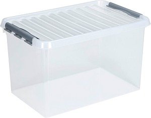 Thumbnail - sunware Q-line Aufbewahrungsbox 72,0 l transparent 60,0 x 40,0 x 42,0 cm