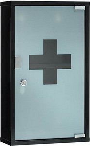 Thumbnail - FIRST AID ONLY® Medizinschrank ohne Füllung schwarz