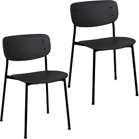 Thumbnail - meet powered by PAPERFLOW Besucherstühle SOHO CHSOHOX2.01.01 schwarz Kunststoff, 2 St.