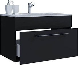 Thumbnail - VCM my bath Badmöbel-Set 2-teilig Badinos 914839 schwarz 60,0 x 46,0 x 50,0 cm