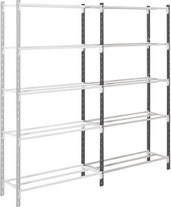 Manorga Anbau-Schwerlastregal AAZ2010605NS00014 lichtgrau, graphitgrau 100,0 x 60,0 x 200,0 cm