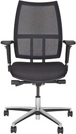 BISLEY Bürostuhl Maxime, DSM733 Stoff schwarz, Gestell chrom