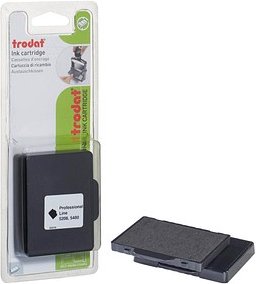 trodat Ersatzstempelkissen 6/58 schwarz 6,5 x 4,3 cm, 2 St.